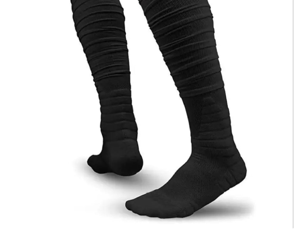 Black Scrunch Socks