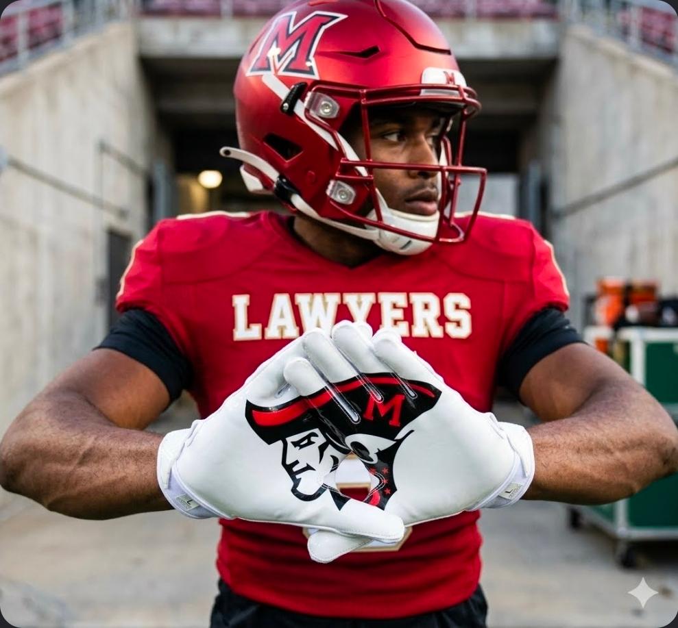 JMH Lawyer Ima Eclipse Football Gloves