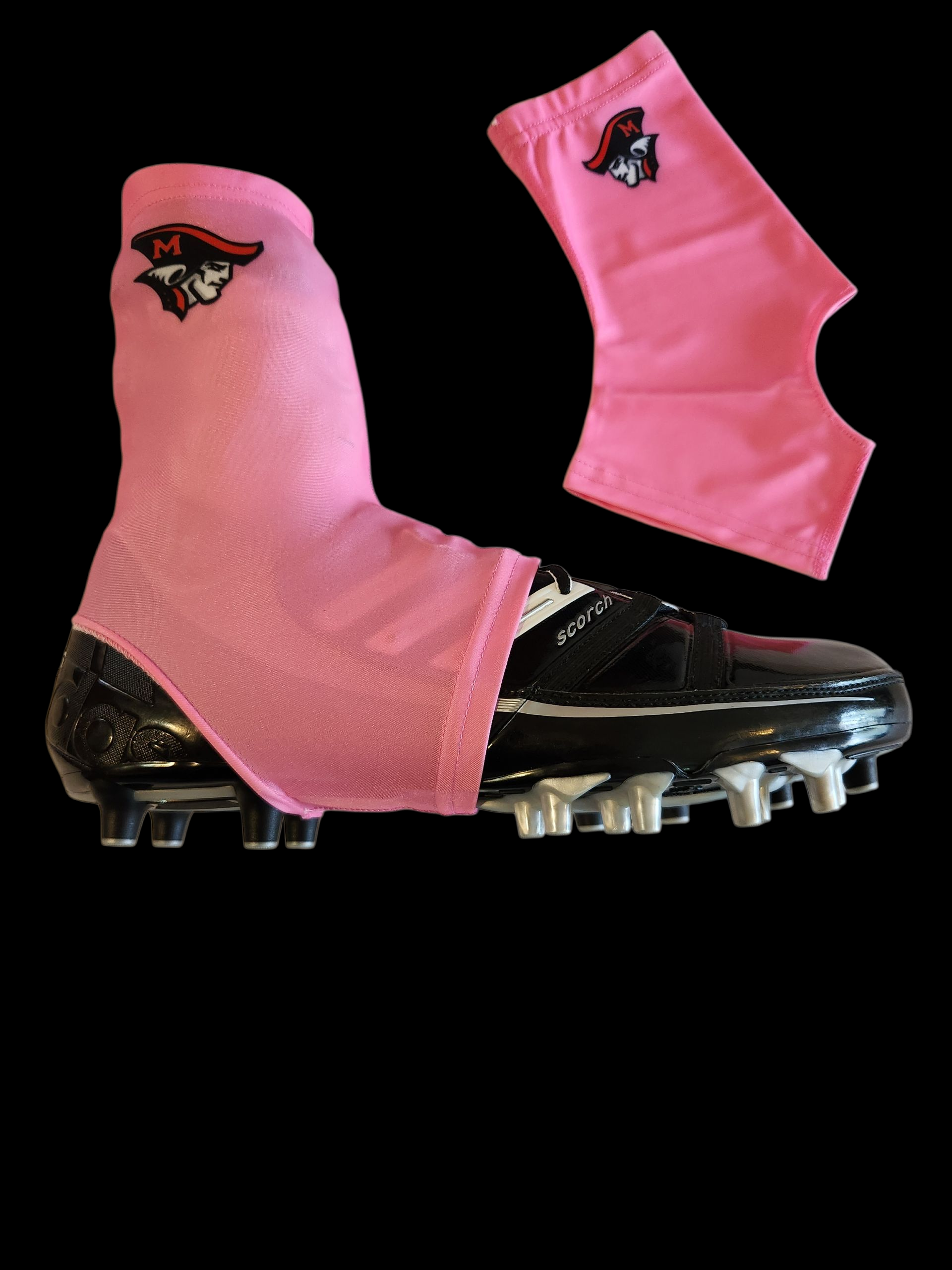 Pink Ima Football Cleat Covers/Spats