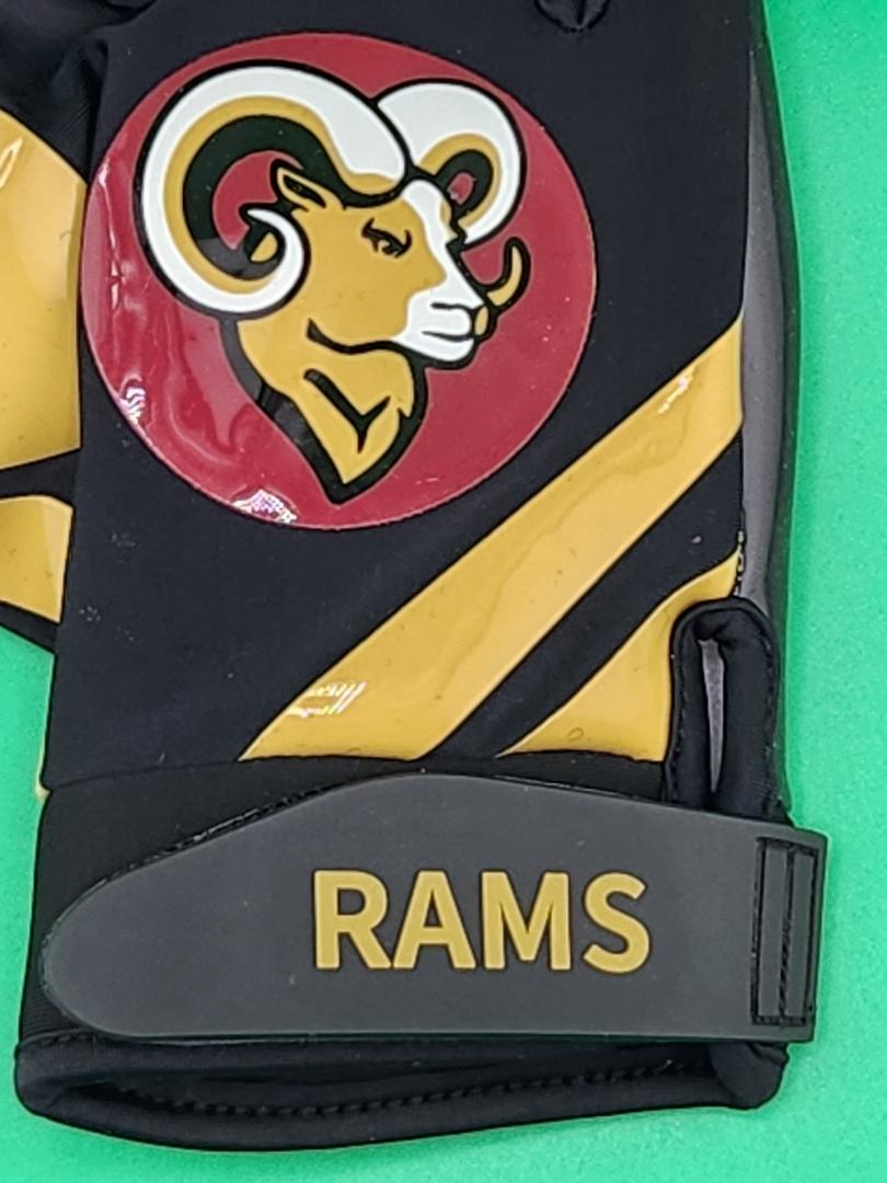 Rams Football Gloves