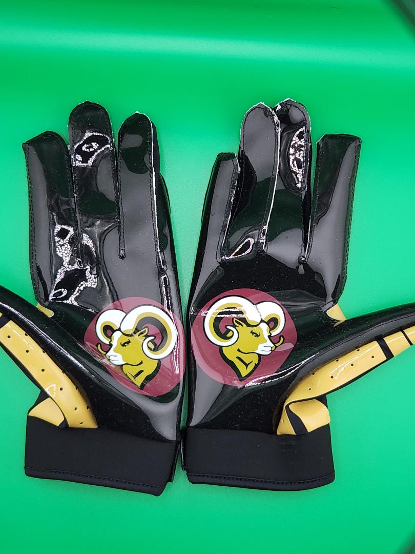 Rams Football Gloves
