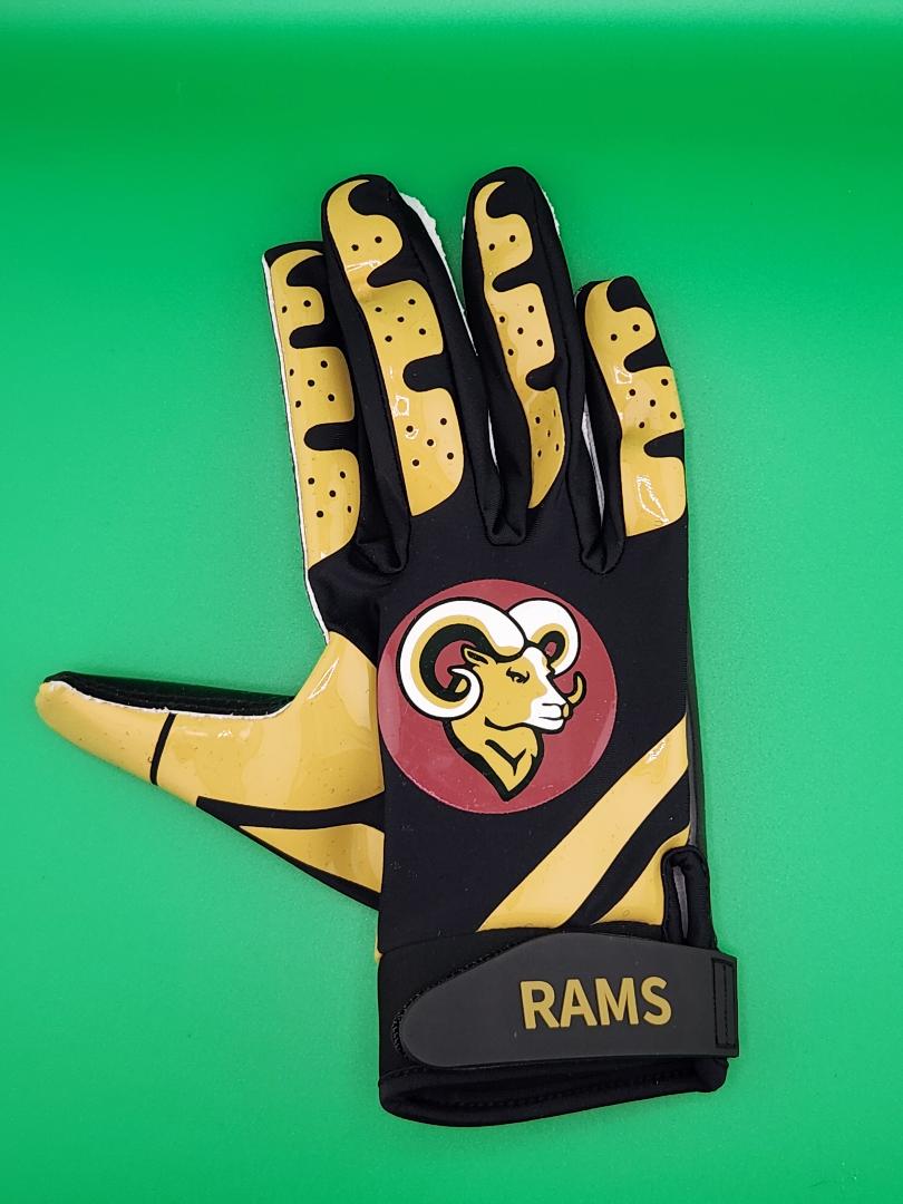 Rams Football Gloves