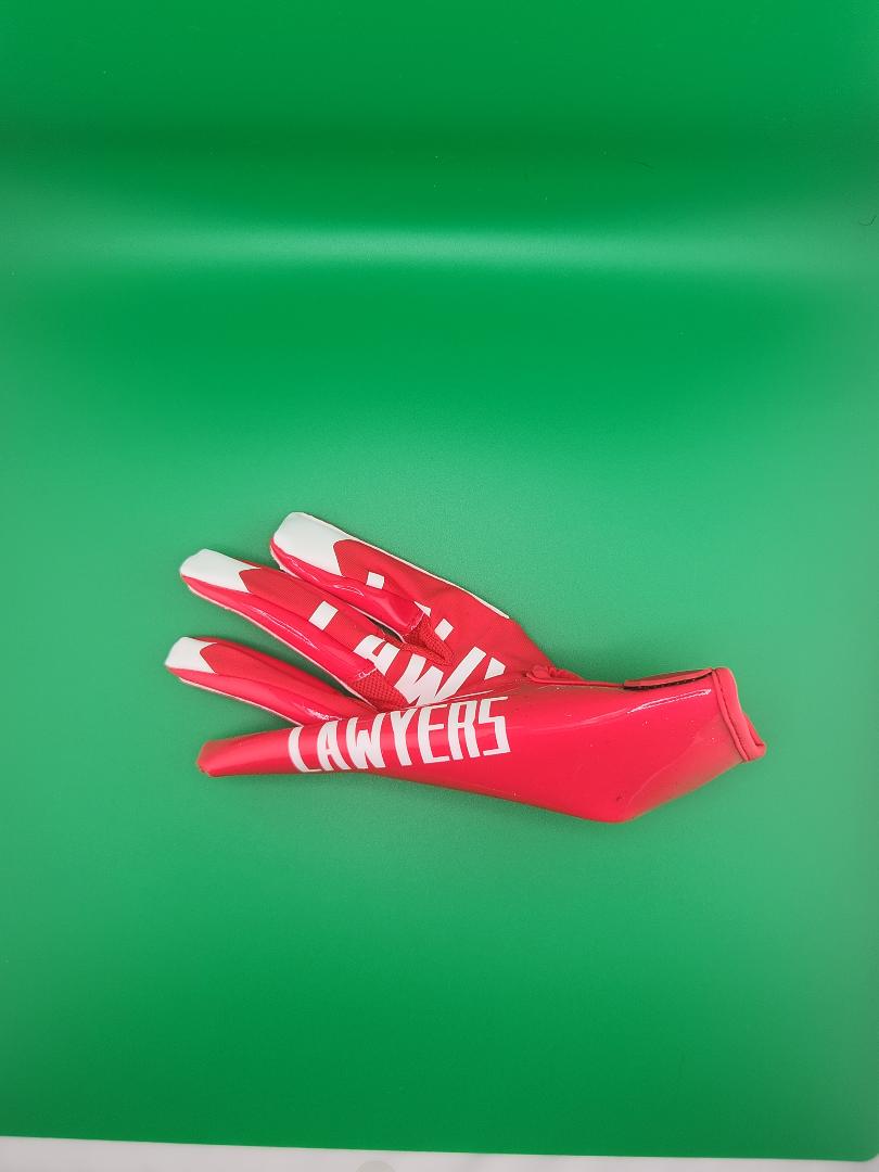 Lawyers Red Dawg Football Gloves